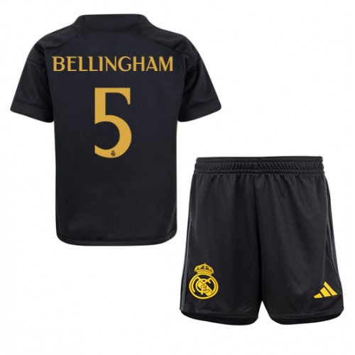 Real Madrid Jude Bellingham #5 Rezervni Dres za djecu 2023-24 Kratak Rukav (+ Kratke hlače)